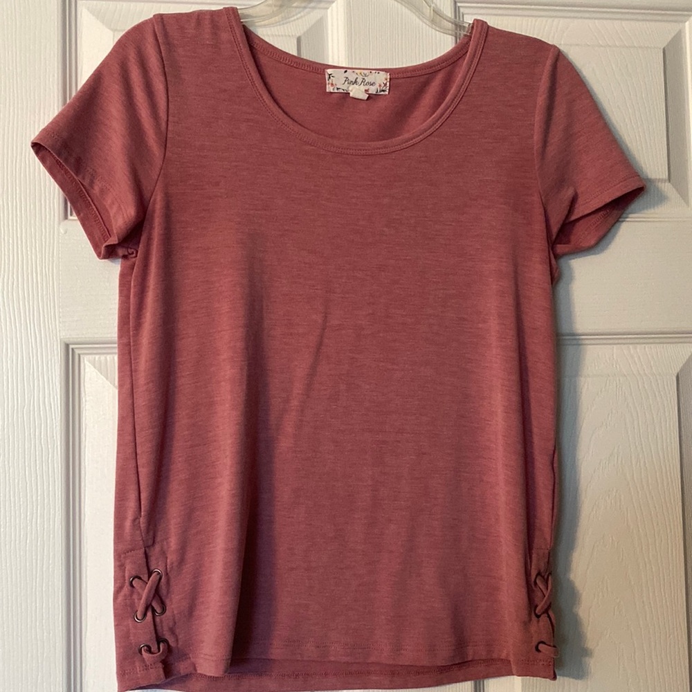 Pink Rose Tee